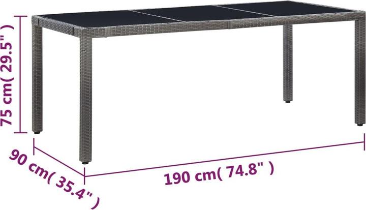 Produktbild vidaXL Ess-Set