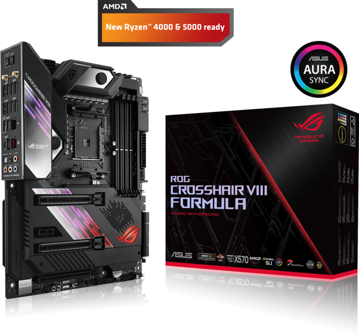 Produktbild ASUS ROG Crosshair VIII Formula (AM4, AMD X570, ATX)