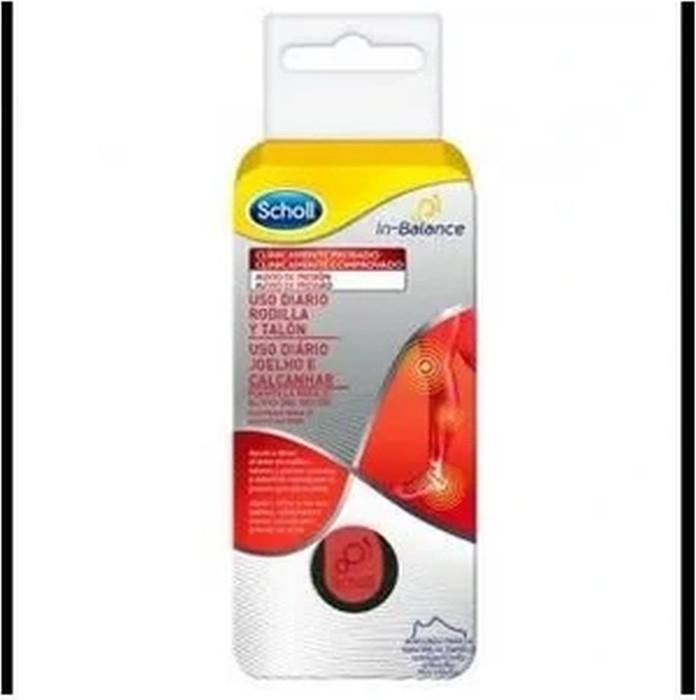 Actual product image Scholl Balance Knee and Heel Pain Relief Insole 1 Pair Size 42 M White