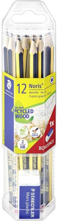 Actual product image Staedtler Noris® 120 pencil Lead thickness: 2 mm Designation of hardness: HB (2 mm, HB, 12x)