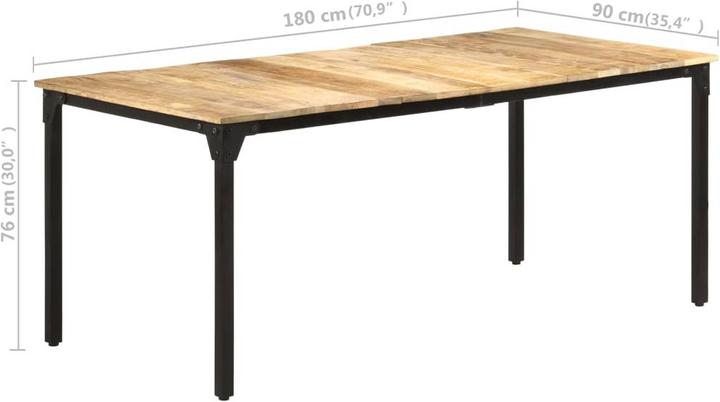 Image du produit vidaXL Qumisar (180 x 90 x 76 cm)