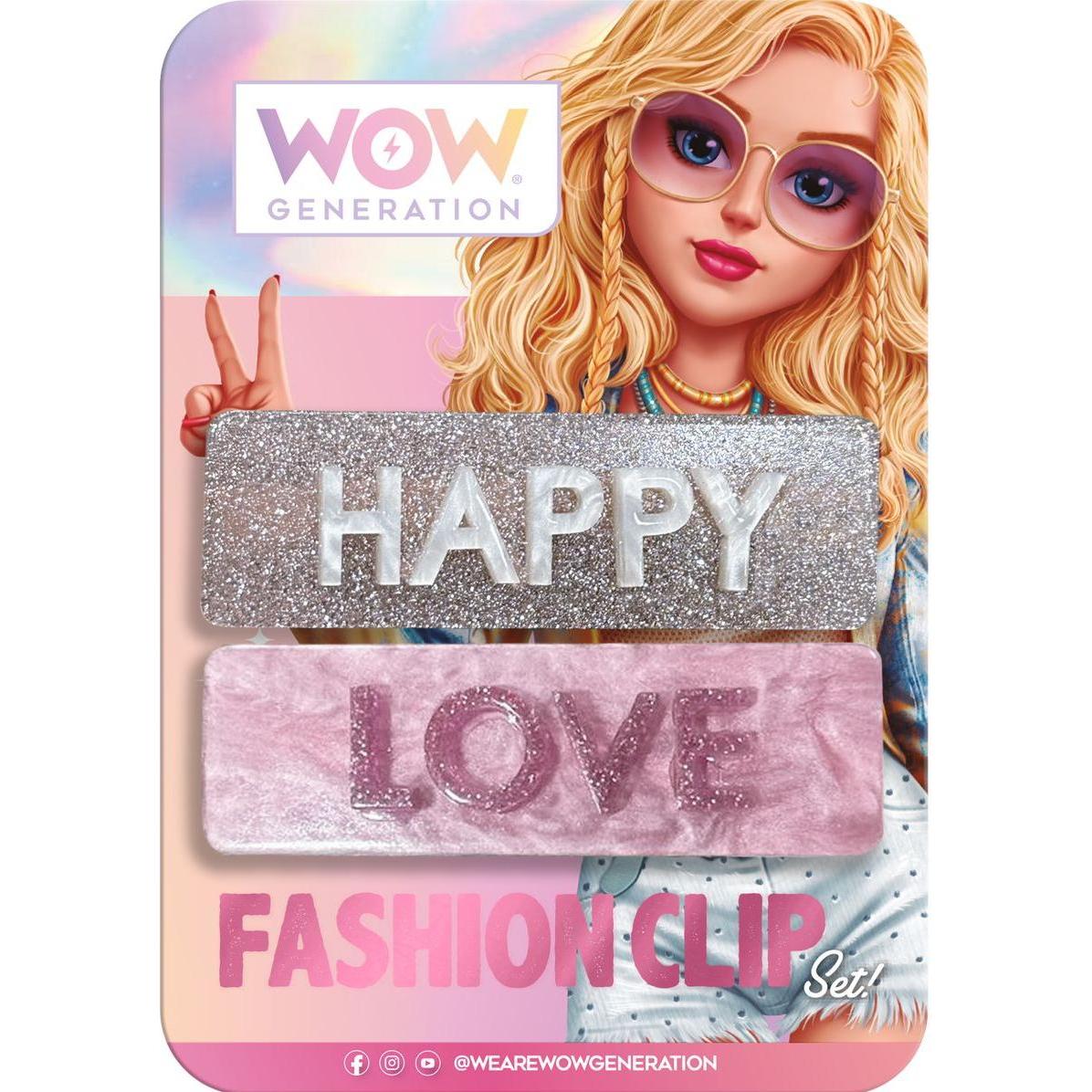 Thumbnail - Kids Euroswan, Haarklammer + Haarclips, Haarklammer WOW GENERATION Fashion 2 Stück 2fach sortiert