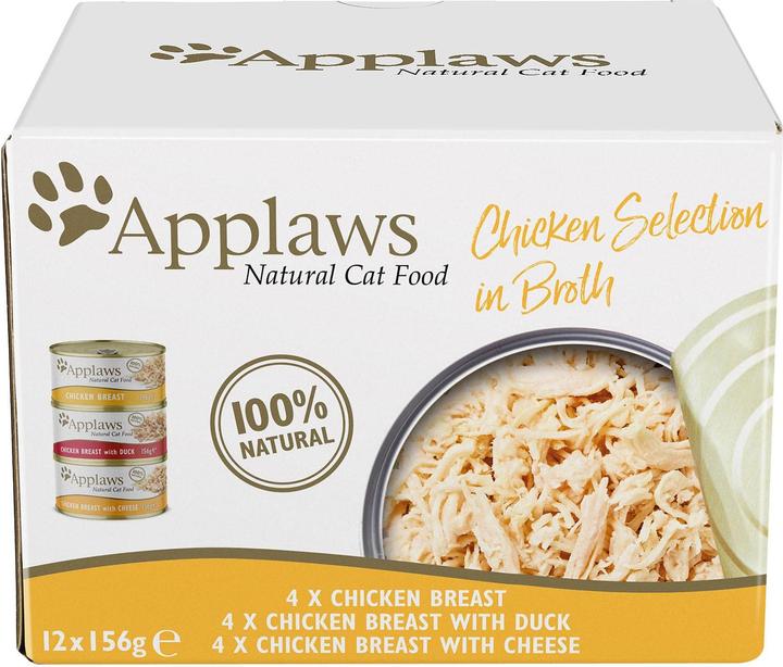 Immagine prodotto Applaws Pollo in brodo in lattina multipack (Adulto, 12 pz., 672 g)