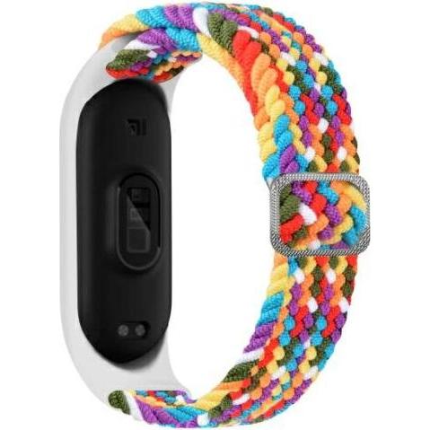 Beline pasek Mi Band 765 Tessile colore arcobaleno, Cinturini per orologi, Multicolore