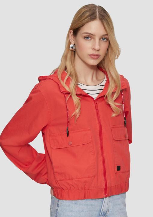Produktbild S.Oliver Outdoor-Jacke Blouson aus Baumwolle mit Kapuze (XL)
