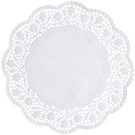 Immagine prodotto Papstar Pizzo per torte, rotondo, diametro: 300 mm, carta bianca goffrata, 40 g/mq