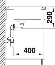 Productafbeelding Blanco Andano 400-IF/A (Aanrecht, 44 cm, 50 cm)