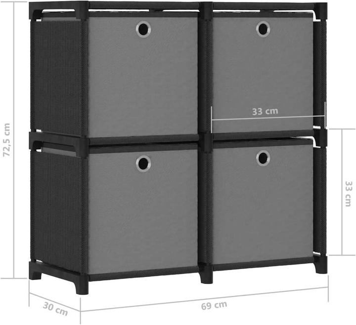 Image du produit vidaXL Standregal (69 x 30 x 72,5 cm)