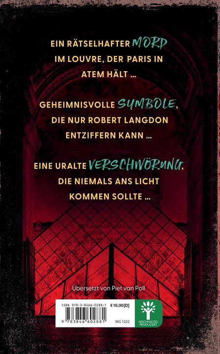 Produktbild Der Da Vinci Code (Deutsch, Dan Brown, Piet van Poll, 2025)