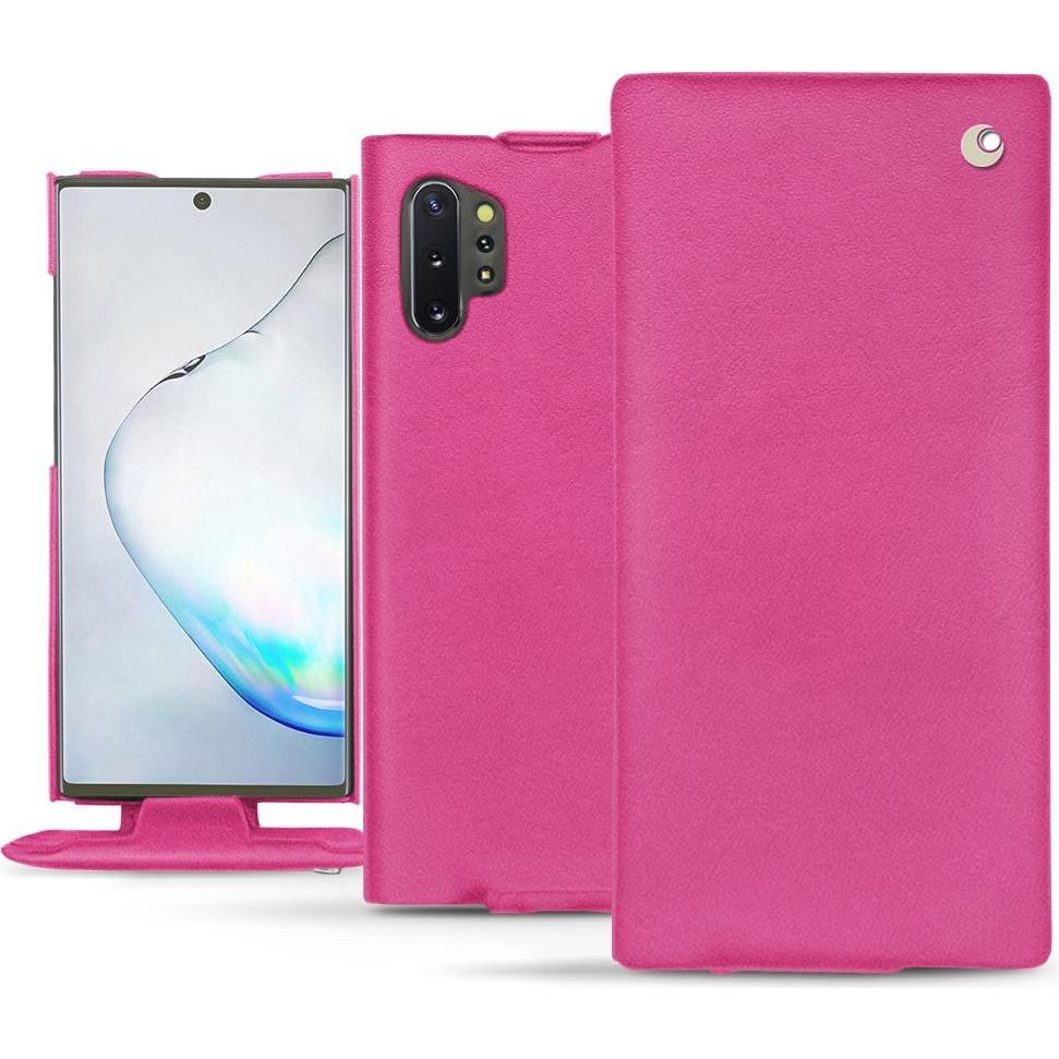 Noreve Lederschutzhülle vertikal (Samsung Galaxy Note 10+), Smartphone Hülle, Rosa
