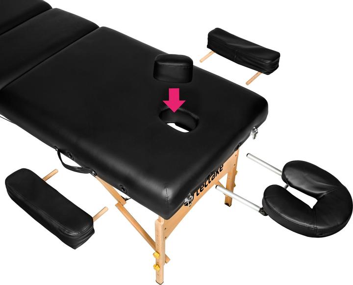 Actual product image tectake Massage table Somwang