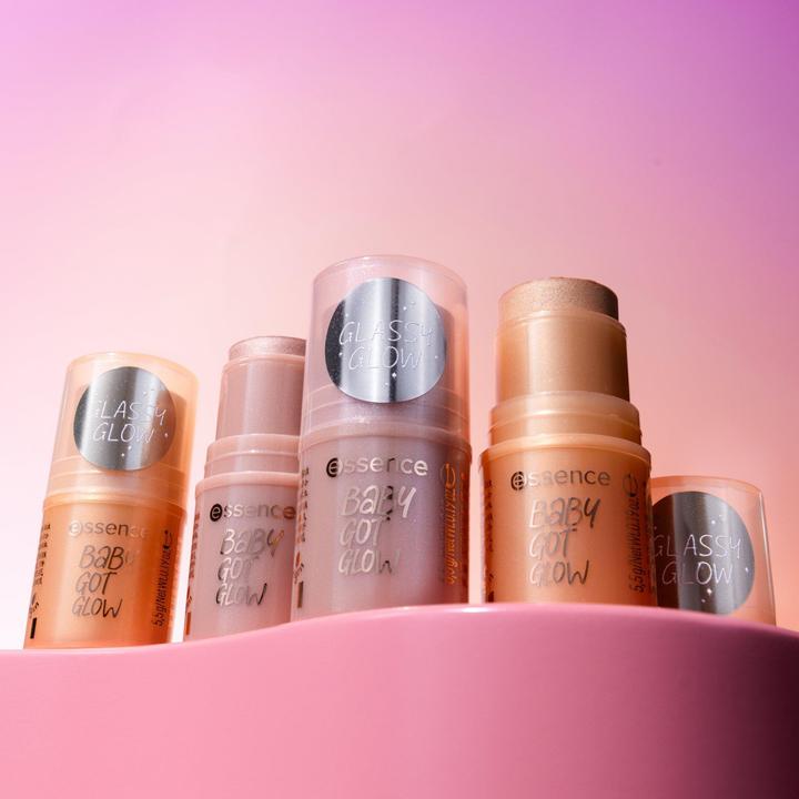 Actual product image essence BABY GOT GLOW highlighter stick (10 Golden Aura, Highlighter, 5.50 g)
