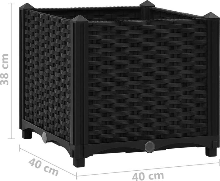 Actual product image vidaXL Hochbeet