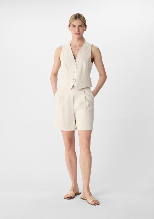 Produktbild Comma Indoor-Weste Kurze Weste aus Leinenmix (40)