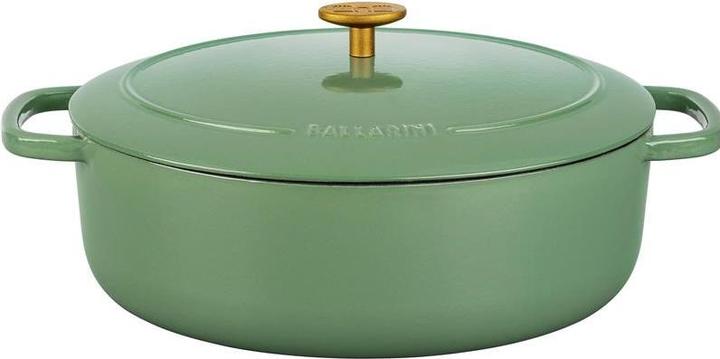 Image du produit Ballarini Bellamonte Cocotte 31 cm, ovale, Vert (31 cm, Cocotte + faitout, Fonte)