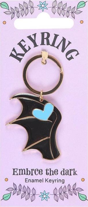 Actual product image Something Different Embrace the Dark Enamel Keyring