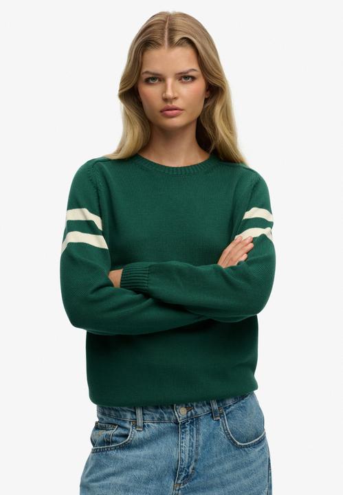 Produktbild Superdry Gestreifter Strickpullover mit lockerer Passform (XL)