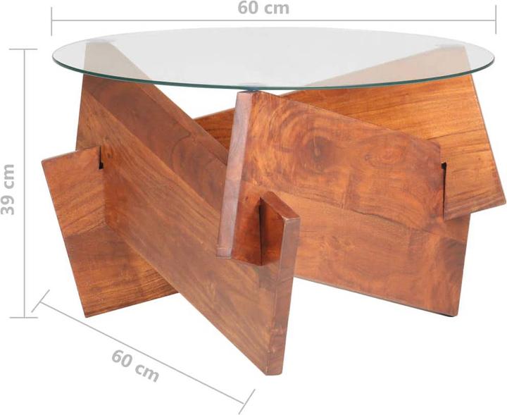 Immagine prodotto vidaXL Tavolino da caffè (60 x 39 cm)