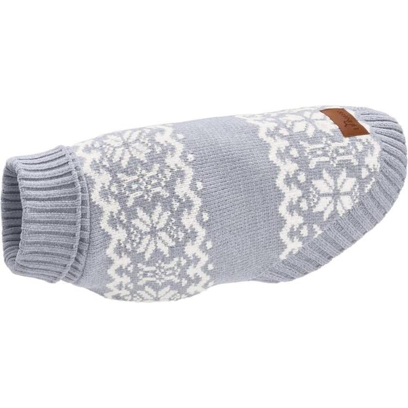 Hunter - Dogcoat Birka 30, grey - (203477) (30, Hundepullover), Hundebekleidung