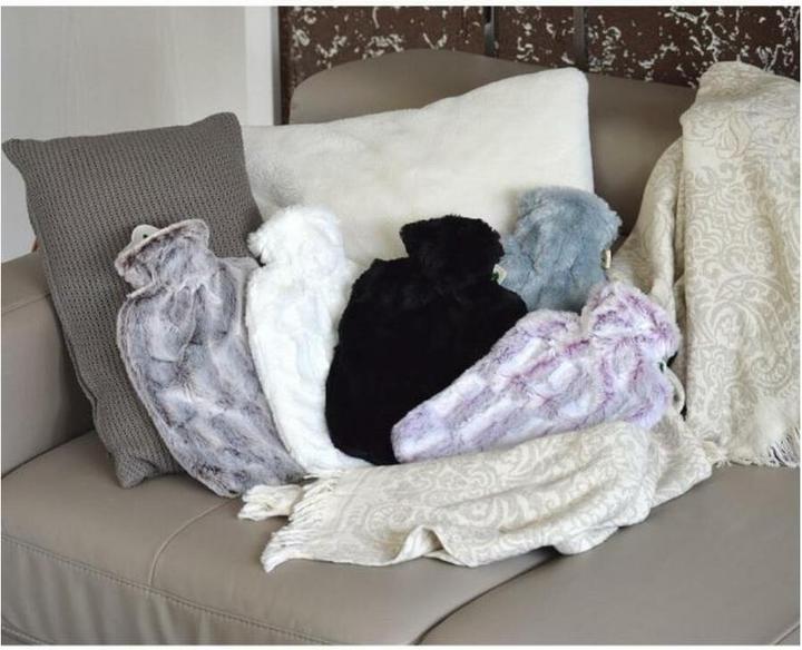 Actual product image Frosch Warrmflasche PVC 1.8l Hochfl schw (1.80 l, Bed flask with cover)