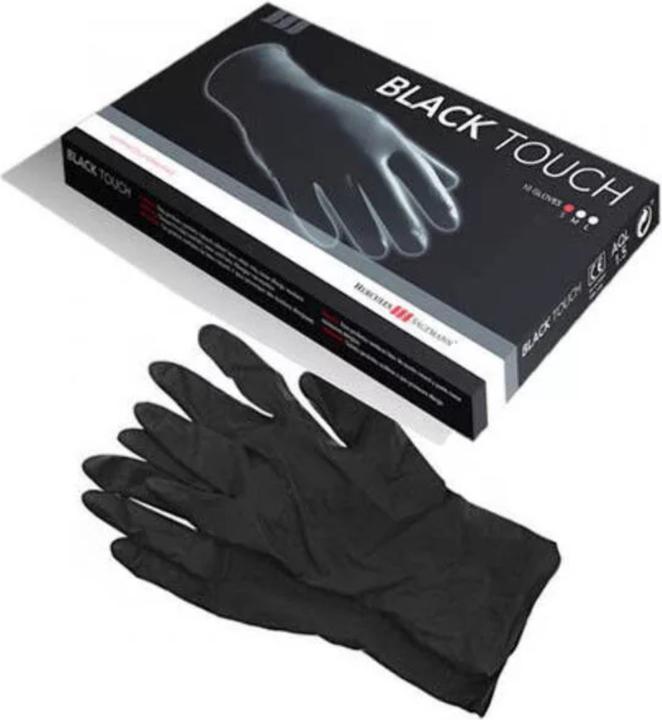 Immagine prodotto Hercules Sägemann Guanti Black Touch S 10 pezzi in lattice- 10 pezzi.