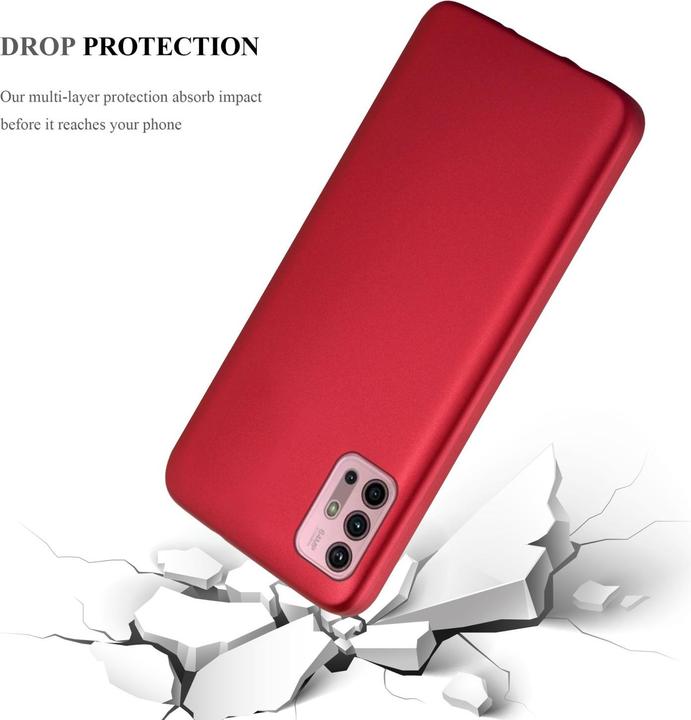 Produktbild Cadorabo TPU Matt Metallic Hülle (Motorola Moto G10, Motorola Moto G30)