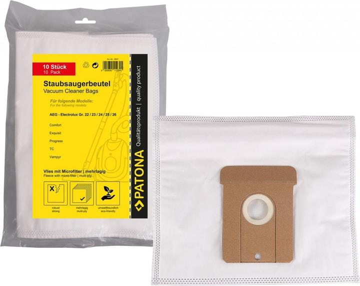 Image du produit Flickbee Sacs à poussière en non-tissé pour AEG Gr.22-26 (10 pcs.) (10x)