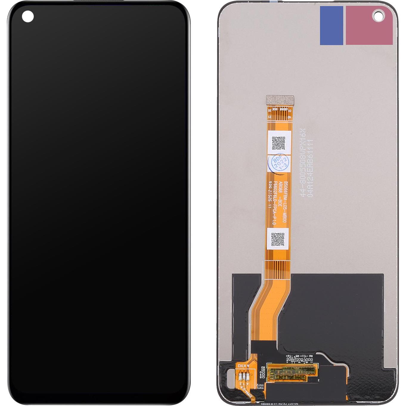 Thumbnail - Clappio Ersatzdisplay (Realme Narzo 50), Mobilgerät Ersatzteile, Schwarz