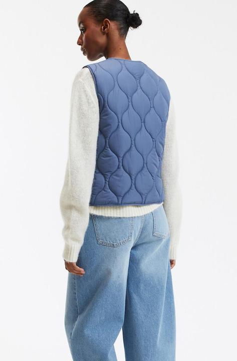 Actual product image La Redoute Collections Steppgilet mit Druckknöpfen (38)