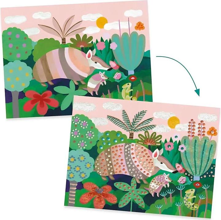 Produktbild Djeco 3D Malen Regenwald
