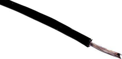 Produktbild Rs Pro UL1569 Hook-Up wire 26AWG Black 100m (100 m)
