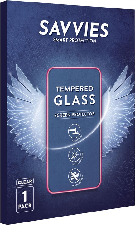 Actual product image Savvies Tempered Glass