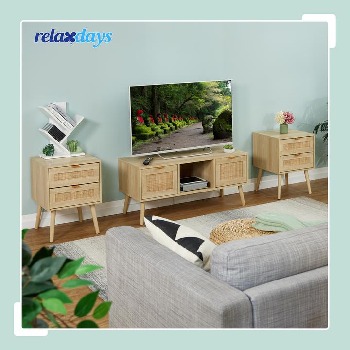 Image du produit Relaxdays Nachttisch (40 x 41.50 x 55 cm)
