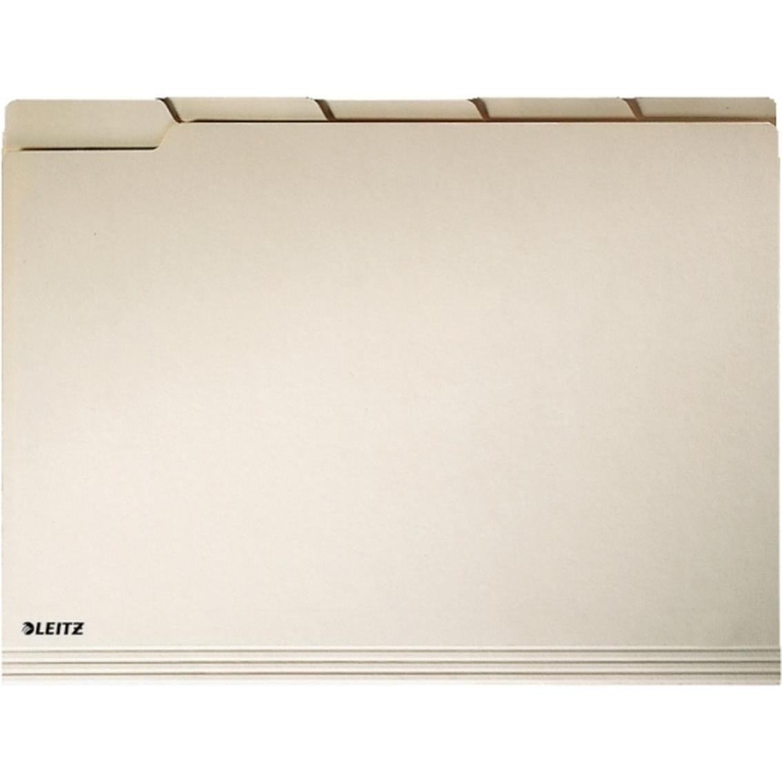 Leitz, Mappe, Einstellmappe, mit Taben, A4, chamois (A4, 100 x)