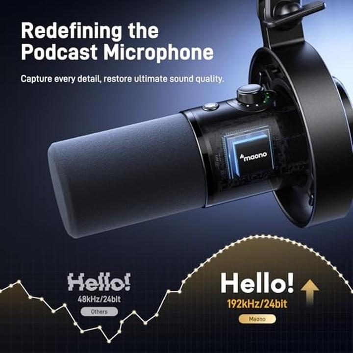 Actual product image Maono PD300X Microphone