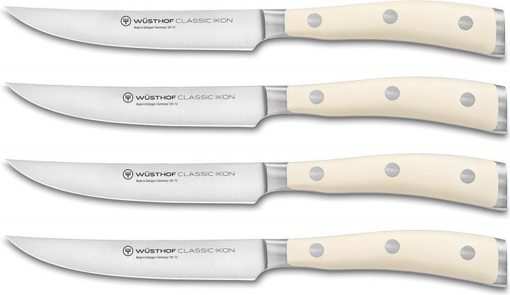 Wüsthof Set de couteaux à steak avec 4 couteaux / Steak knife set wi (4 pcs, Couteau)