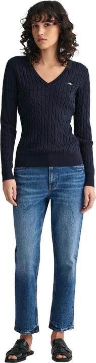 Actual product image GANT Stretch Cotton Cable V-Neck (XL)