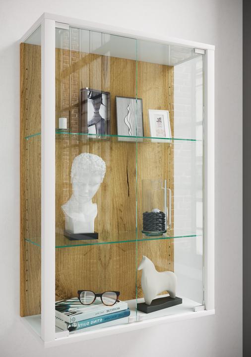 Actual product image VCM Wandvitrine Hängevitrine Glas Udina M (60 x 25 x 80 cm)