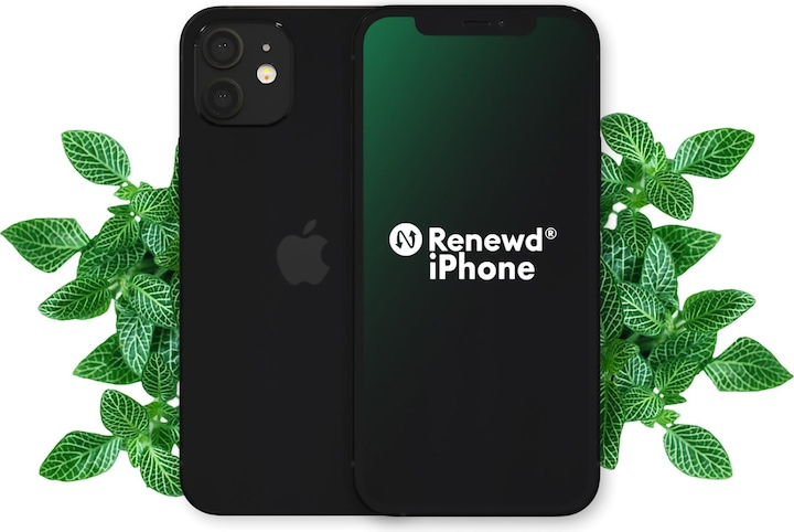 Actual product image Renewd iPhone 12 Mini (64 GB, Black, 5.40", 12 Mpx, SIM + eSIM, A / Like new)