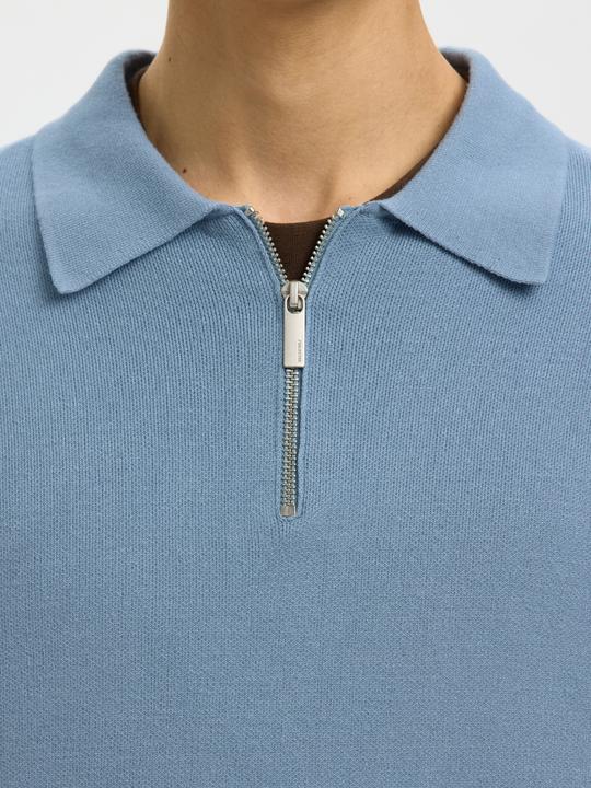 Produktbild Selected Slhteller Fn Relaxed Half Zip Polo Noos (L)