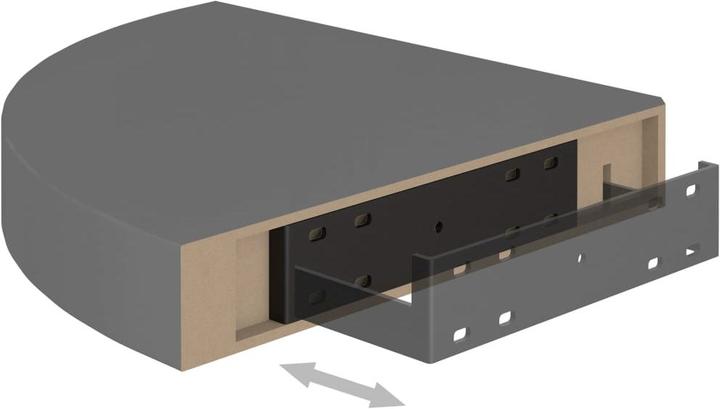 Immagine prodotto vidaXL Wandregal (25 x 25 x 3.80 cm)