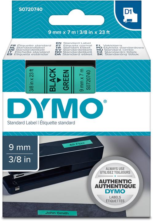 Produktbild Dymo S0720740 Standardband (0.90 cm, Grün)