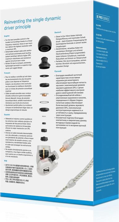 Produktbild Sennheiser IE 500 Pro (Keine Geräuschunterdrückung, Kabelgebunden)