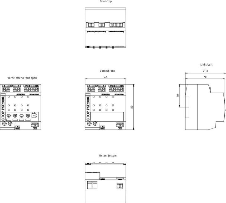 Produktbild Siemens Elektronische Sicherung 6EP196