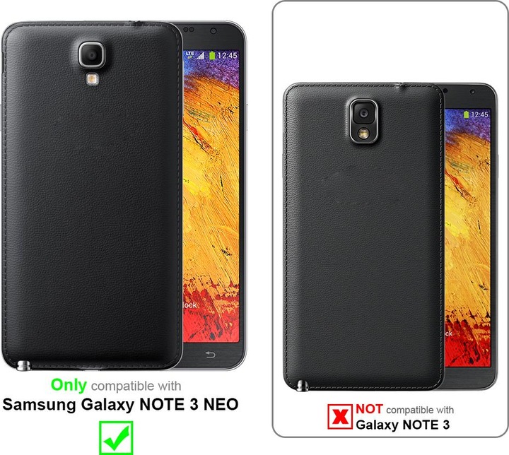 Produktbild Cadorabo Book mit View Doppelfenster Cover (Samsung Galaxy Note 3 Neo)