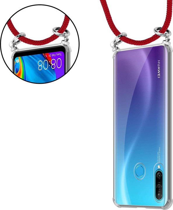 Produktbild Cadorabo TPU Handy Kette SILBER Cover