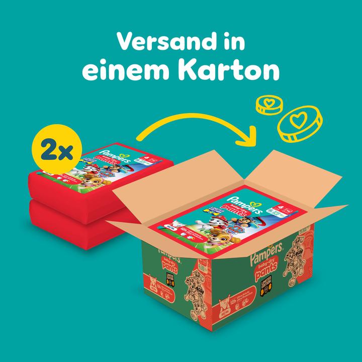 Actual product image Pampers Baby-Dry Pants Paw Patrol (Size 4, Monthly box, 180 pcs.)