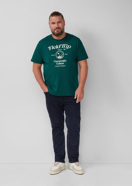 Produktbild S.Oliver T-Shirt Baumwoll-T-Shirt mit Frontprint (XXL)