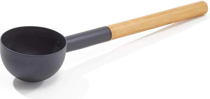 Image du produit Kolok Louche de sauna, Louche 2 Noir avec poignée en bambou