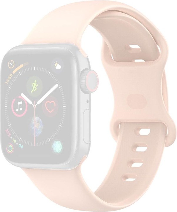 Actual product image König Design Sport Replacement Strap for Apple Watch Series 1/2/3/4/5/6/SE 40 38 mm Small Pink